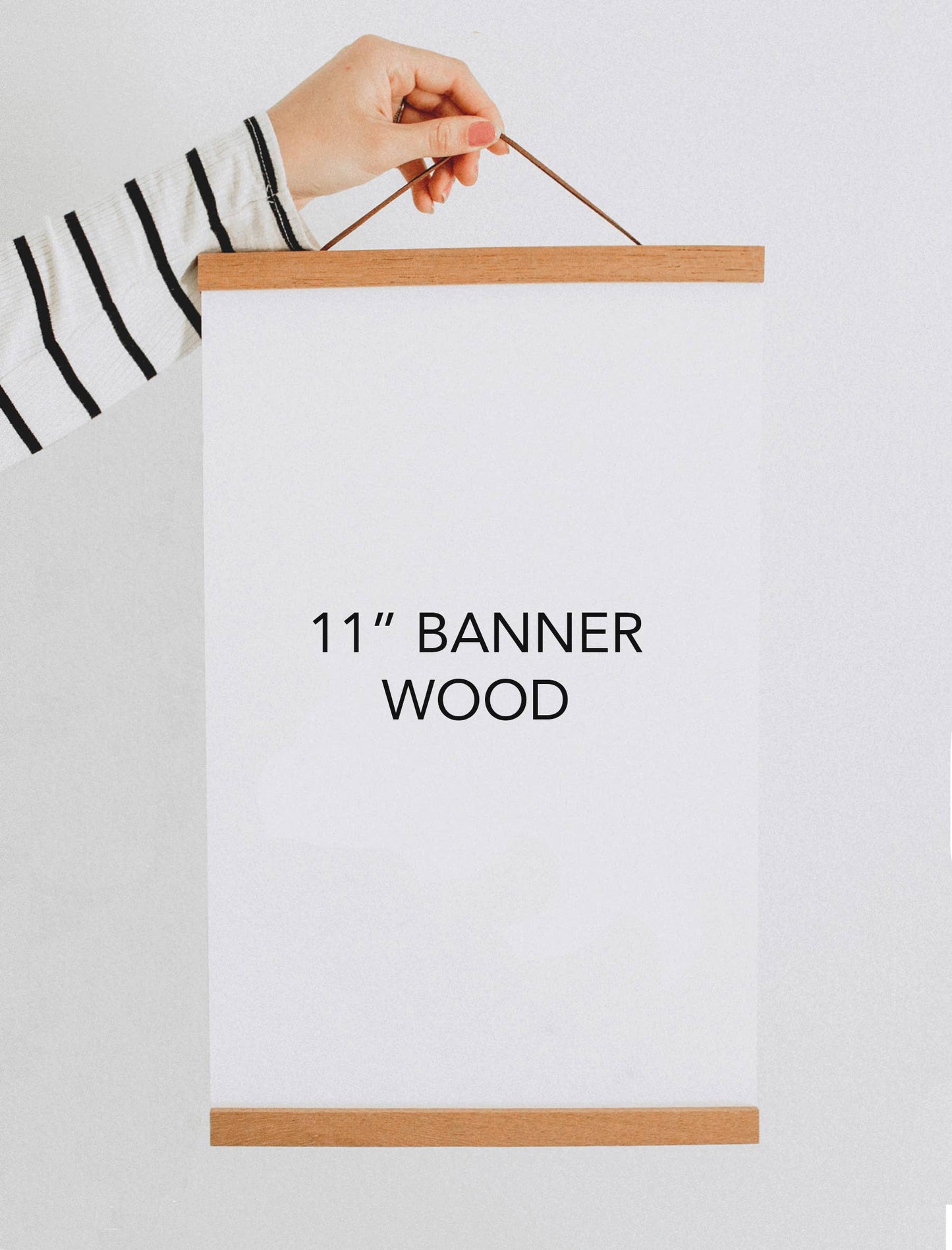 Wood Banner Hanger 11"