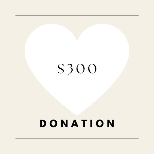 DONATION $300