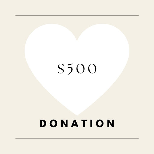 DONATION $500