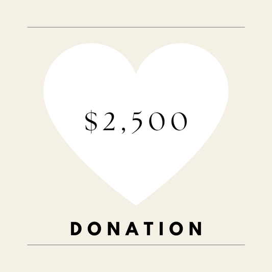 DONATION $2,500