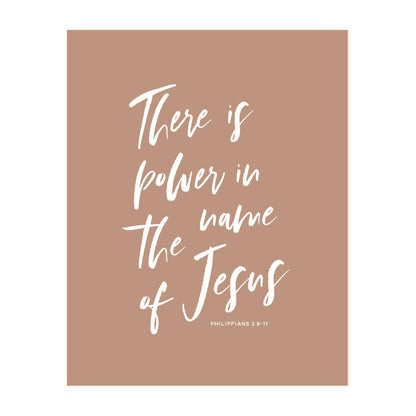 Power in the Name of Jesus Art Print