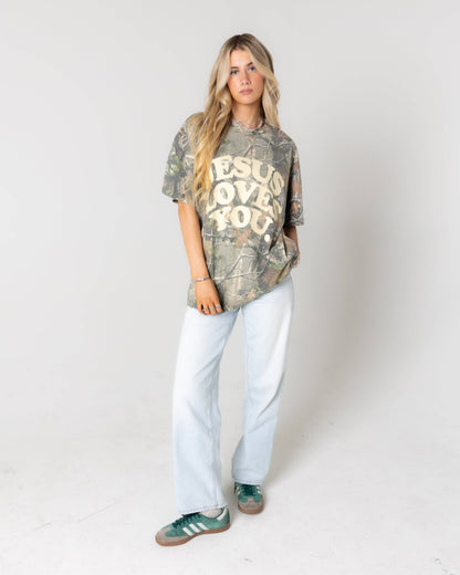 Jesus Loves You Camo Tee
