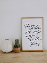 Load image into Gallery viewer, This Child Is Set Apart Art Print 11x17
