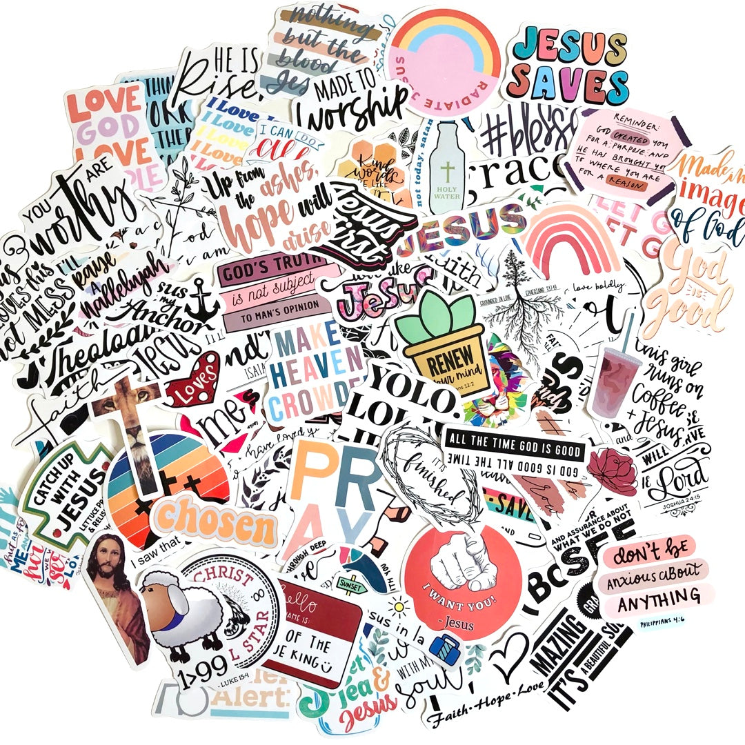 Christian Sticker Bundle - 10 Pack